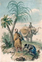 Afrika, utgitt ca. 1790 (radering med gravering)